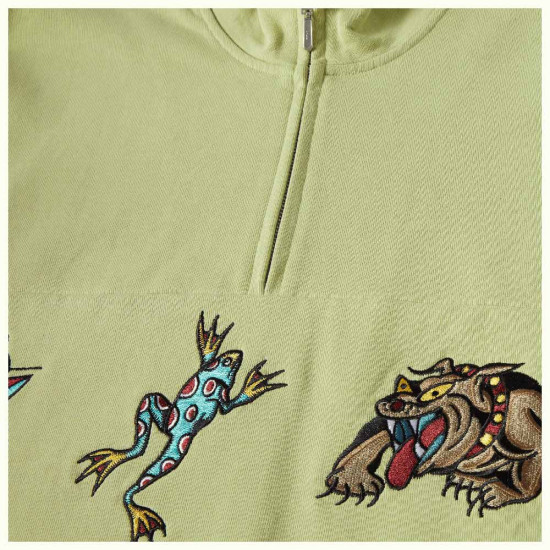 Huf Ανδρικό μπουφάν Bledsoe Quarter Zip Fleece